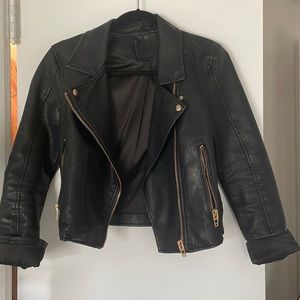 Faux Leather Jacket